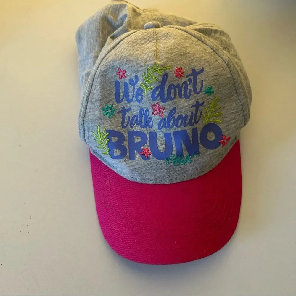 Disney Encanto “We Don’t Talk About Bruno” Girls Adjustable Baseball Hat